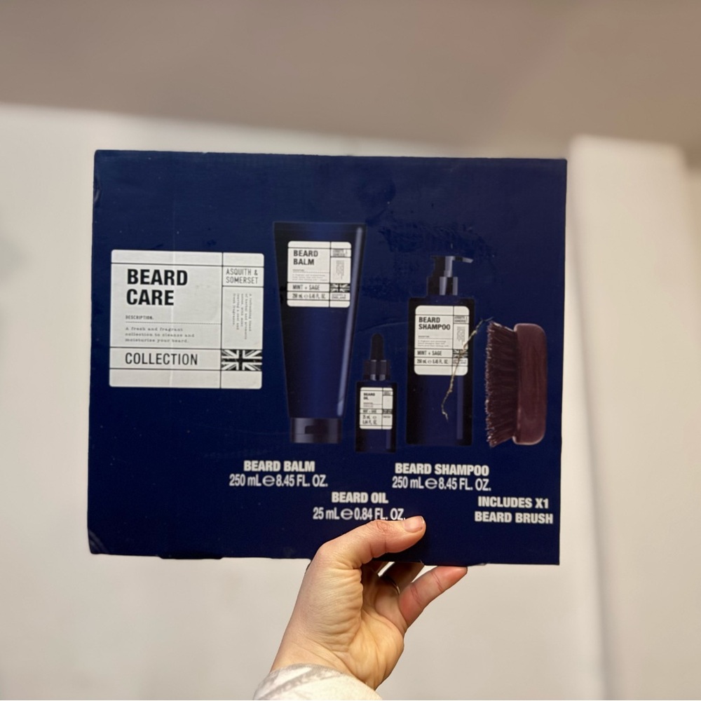 Beard Care Collection - Blue and Brown